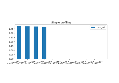 Profile the execution of a runtime